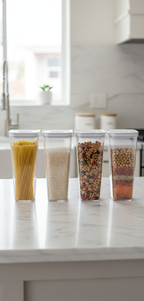 4pc Tall Tapered Containers