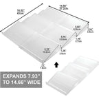 Adjustable In-Drawer Storage Rack – Expandable Multi-Use Organizer for Kitchen & Pantry