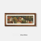 Set of 4 French Vintage Wall Art Decor – European-Inspired Canvas with Resin Frame | Elegant Home Décor