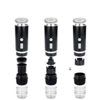 Black Portable Espresso Coffee Machine – Compact Capsule System, Barista-Quality Coffee Anywhere