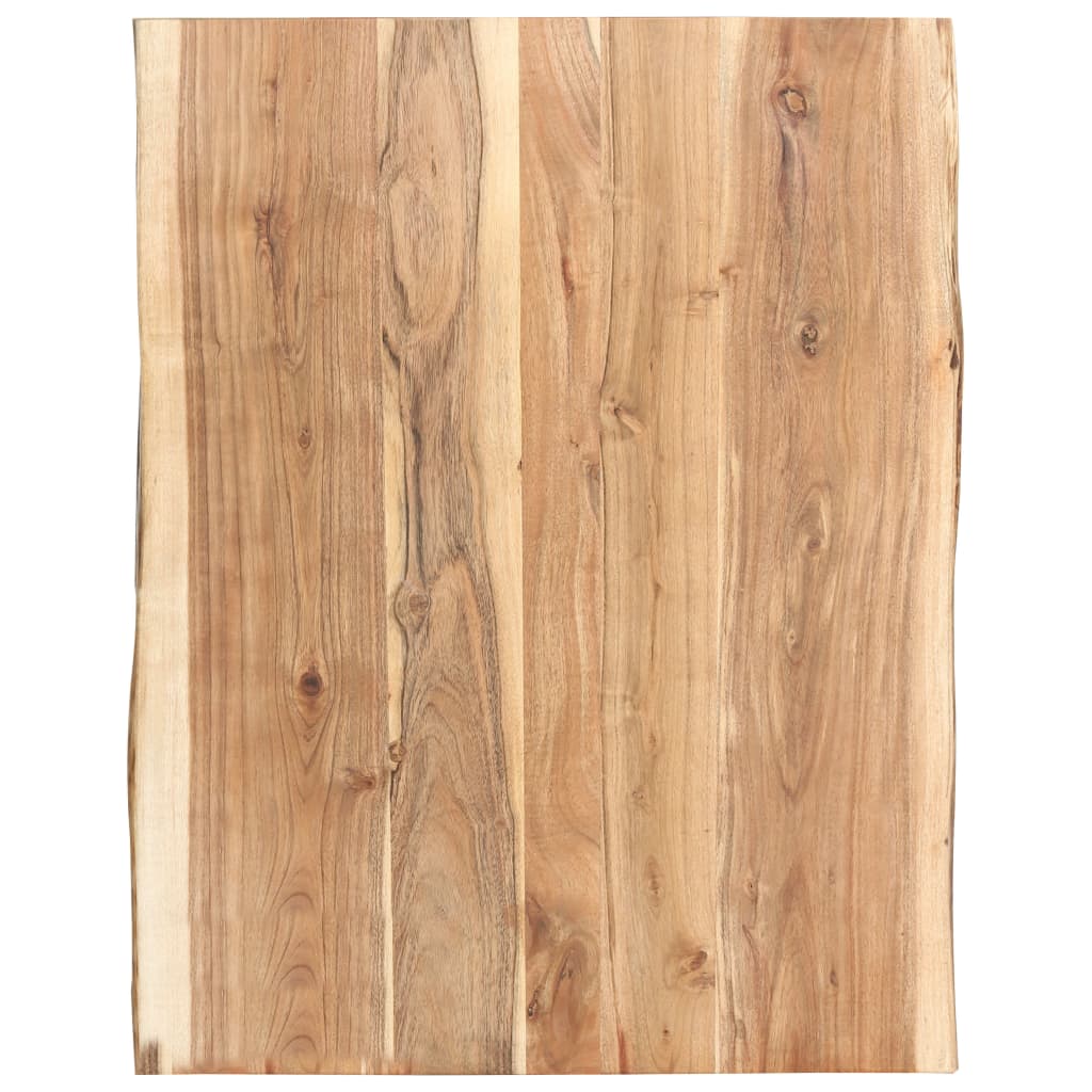 Solid Acacia Live Edge Wooden Tabletop – Natural Timber Slab for Dining, Coffee, or Desk Use