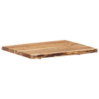Solid Acacia Live Edge Wooden Tabletop – Natural Timber Slab for Dining, Coffee, or Desk Use