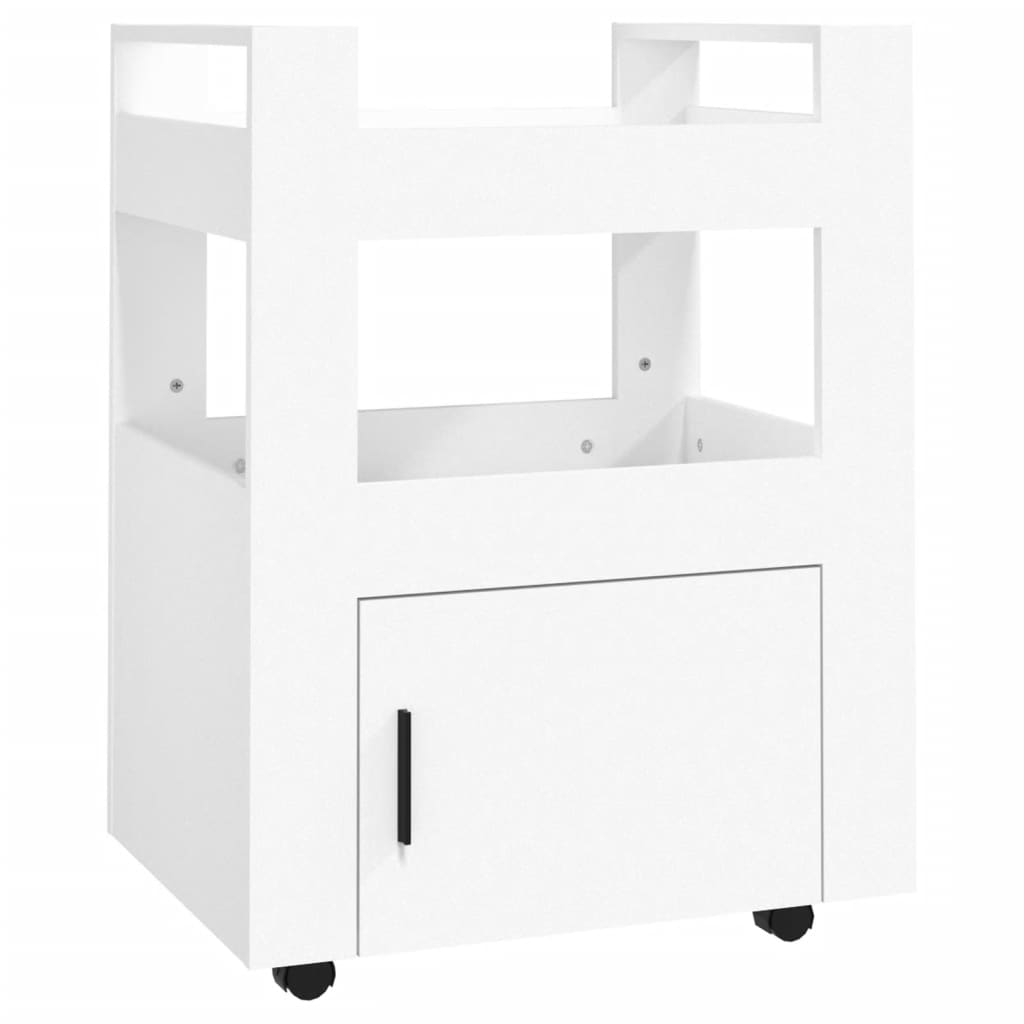 NNEVL Kitchen Trolley White 60x45x80 cm Engineered Wood-1