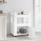NNEVL Kitchen Trolley White 60x45x80 cm Engineered Wood-2