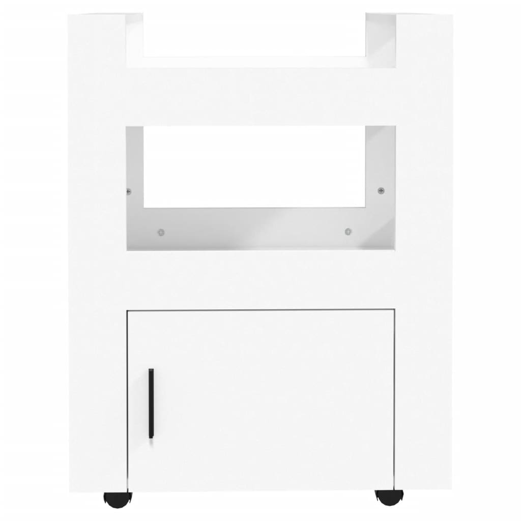 NNEVL Kitchen Trolley White 60x45x80 cm Engineered Wood-4