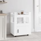 NNEVL Kitchen Trolley White 60x45x80 cm Engineered Wood-0
