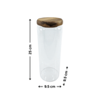 Acacia Glass Jar Deluxe Pantry Pack – 21-Piece Airtight Food Storage Set