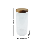 Acacia Glass Jar Deluxe Pantry Pack – 21-Piece Airtight Food Storage Set