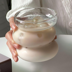 Luxury Round Glass Coffee Cups – Elegant Modern Design with or without Handle