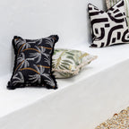 Coastal Fringe Cushion Cover 35x50cm – Water-Resistant Indoor/Outdoor Décor