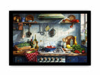 Framed Kitchen Wall Art Print – Premium Matte Finish with Pine Wood Frame & Plexiglass Protection