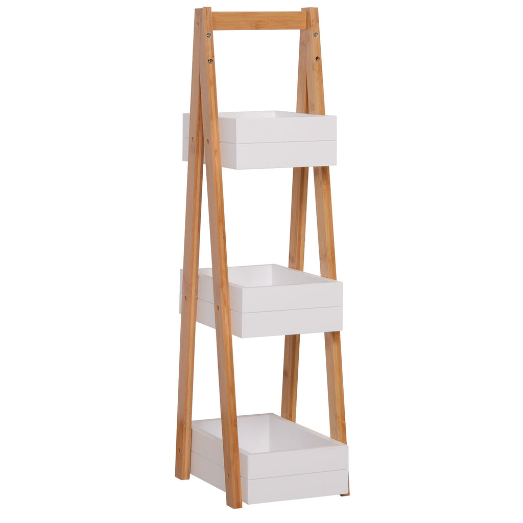 3 Tier A Frame Bathroom Shower Caddy Freestanding Rack Storage Unit Shelf Organiser-0