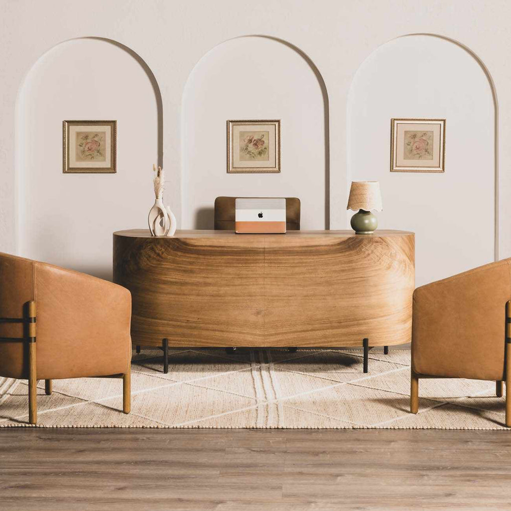 Handwoven Jute & Wool Rug – Bohemian Transitional Style, Cream & Tan