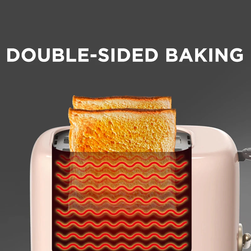 6-Level Toaster – Double-Sided Baking with Dust Cover, 220V