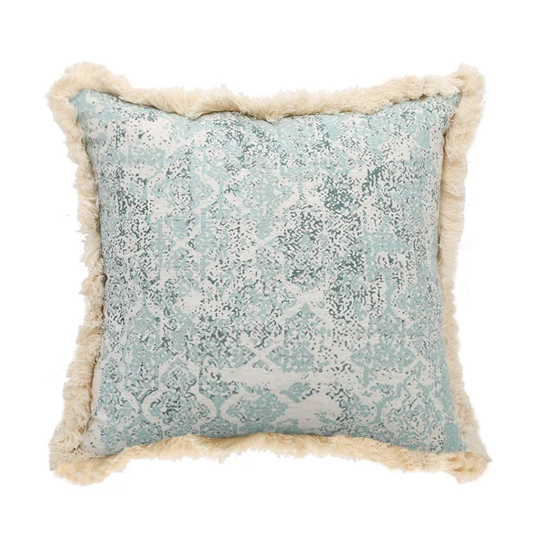 Vintage Cotton Linen Tassel Pillow Covers – Timeless Elegance with Farmhouse Charm
