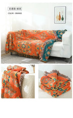 Boheemse Vintage Katoen Kwastgooi – Stylvolle en Gesellige Aksent vir die Rusbank of Bed