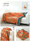 Bohemian Vintage Cotton Tassel Throw – Stylish & Cozy Accent for Couch or Bed