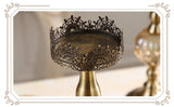Luxury European Crystal & Metal Candle Holders – Vintage Elegant Design