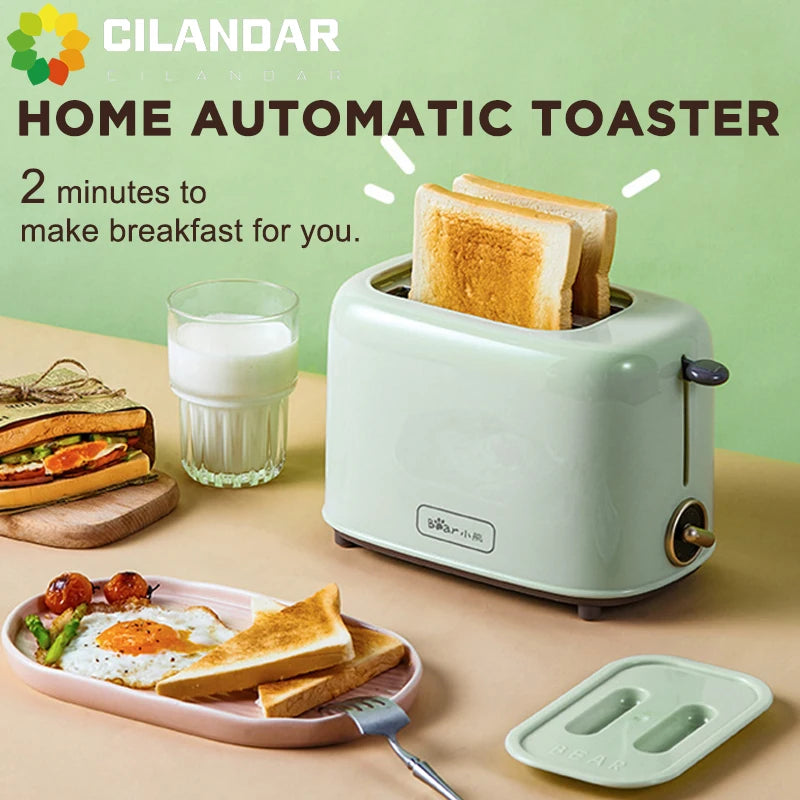 6-Level Toaster – Double-Sided Baking with Dust Cover, 220V