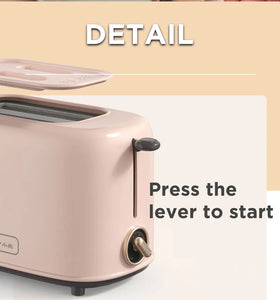6-Level Toaster – Double-Sided Baking with Dust Cover, 220V