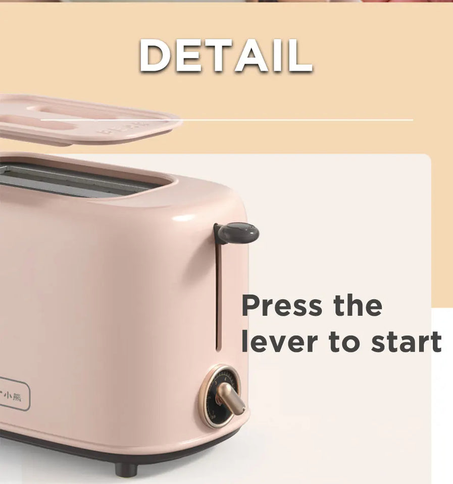6-Level Toaster – Double-Sided Baking with Dust Cover, 220V