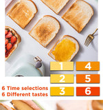 6-Level Toaster – Double-Sided Baking with Dust Cover, 220V