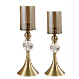 Luxury Tinted Glass Candle Holders – Elegant & Timeless Design