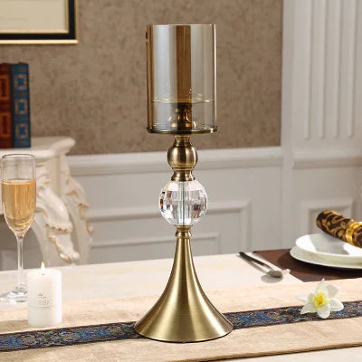 Luxury Tinted Glass Candle Holders – Elegant & Timeless Design
