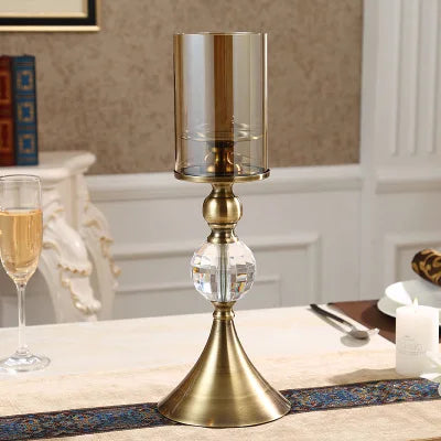 Luxury Tinted Glass Candle Holders – Elegant & Timeless Design