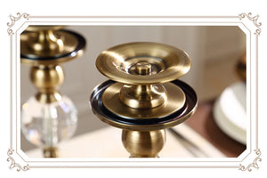 Luxury Tinted Glass Candle Holders – Elegant & Timeless Design