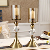 Luxury Tinted Glass Candle Holders – Elegant & Timeless Design