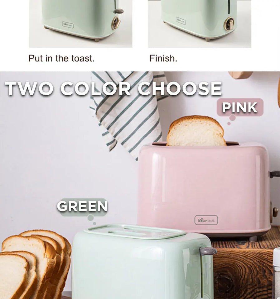 6-Level Toaster – Double-Sided Baking with Dust Cover, 220V