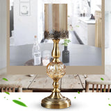 Luxury European Crystal & Metal Candle Holders – Vintage Elegant Design