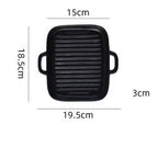 Nordic Rectangular Ceramic Baking Dish – Health-Conscious Elegance WHIMSICAL HOME OF CREATIONS