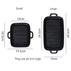 Nordic Rectangular Ceramic Baking Dish – Health-Conscious Elegance WHIMSICAL HOME OF CREATIONS