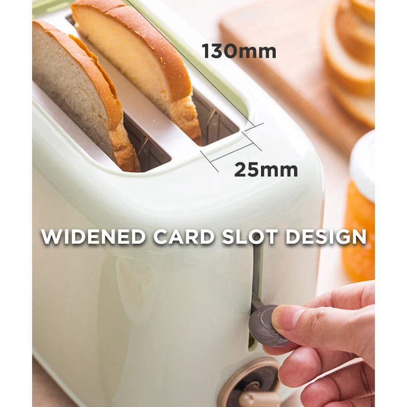 6-Level Toaster – Double-Sided Baking with Dust Cover, 220V