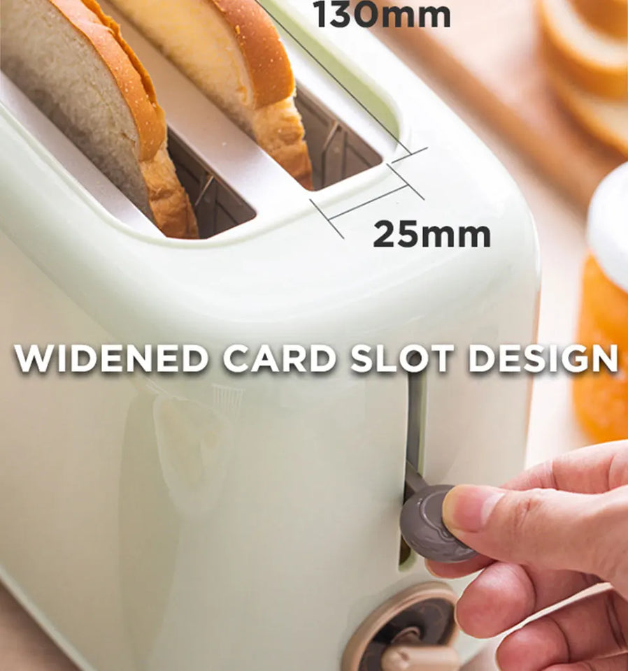 6-Level Toaster – Double-Sided Baking with Dust Cover, 220V