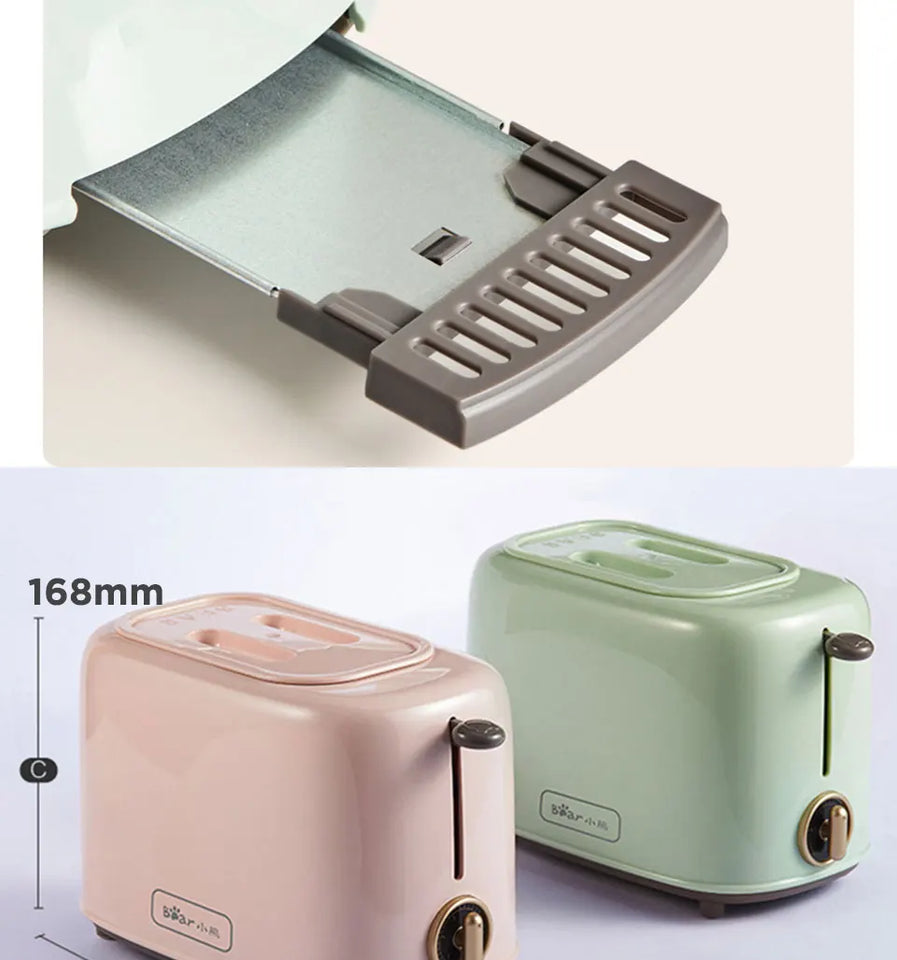 6-Level Toaster – Double-Sided Baking with Dust Cover, 220V