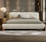 Luxurious Upholstered Bed with Retro Moroccan Charm king and Queen size