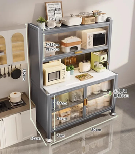Luxury Rock Slab Kitchen Buffet & Sideboard Display