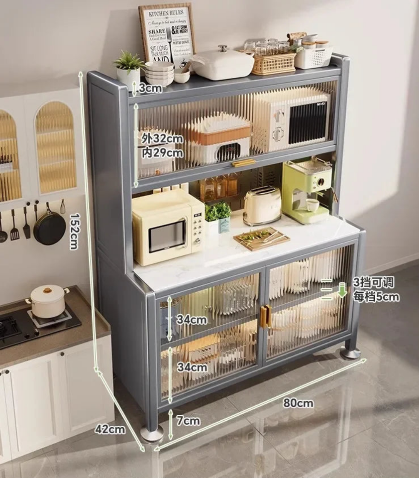 Luxury Rock Slab Kitchen Buffet & Sideboard Display
