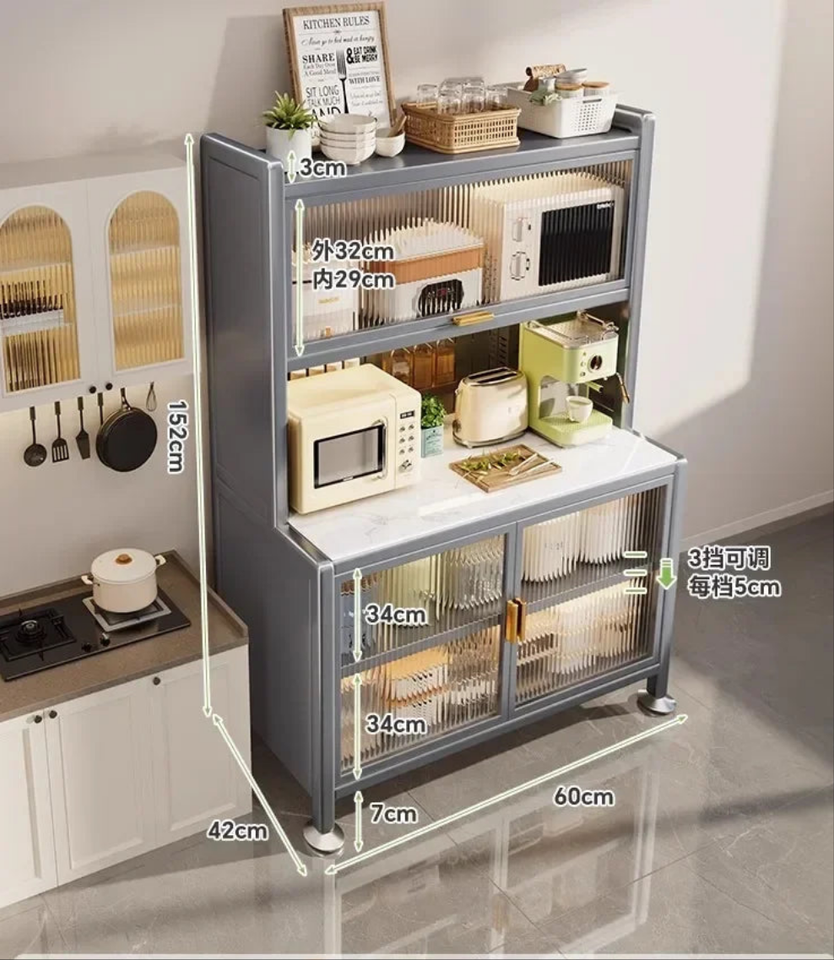 Luxury Rock Slab Kitchen Buffet & Sideboard Display