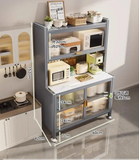 Luxury Rock Slab Kitchen Buffet & Sideboard Display