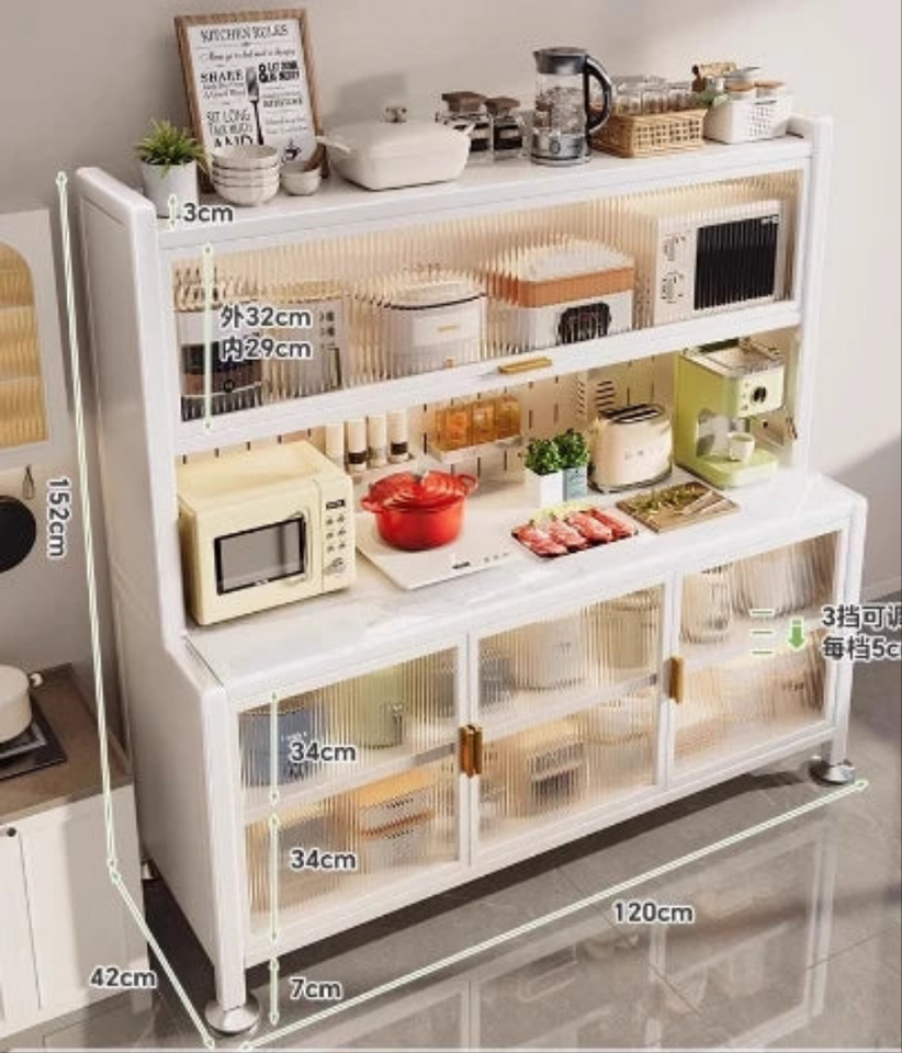 Luxury Rock Slab Kitchen Buffet & Sideboard Display