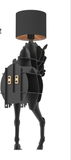 Luxury Horse Statue Wall-Mounted Display Shelf