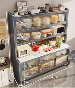 Luxury Rock Slab Kitchen Buffet & Sideboard Display