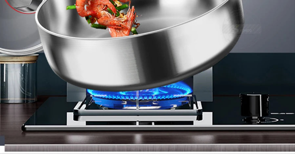 316 Stainless Steel Frying Pan 20cm - Non-Stick Cookware