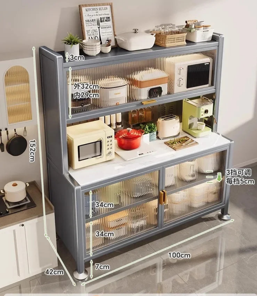 Luxury Rock Slab Kitchen Buffet & Sideboard Display