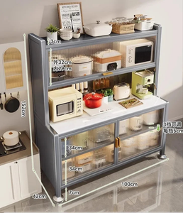 Luxury Rock Slab Kitchen Buffet & Sideboard Display