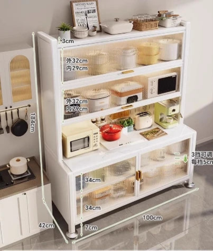 Luxury Rock Slab Kitchen Buffet & Sideboard Display